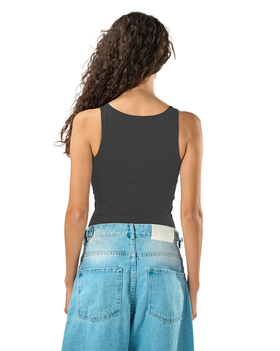 Shaping tank top in charcoal