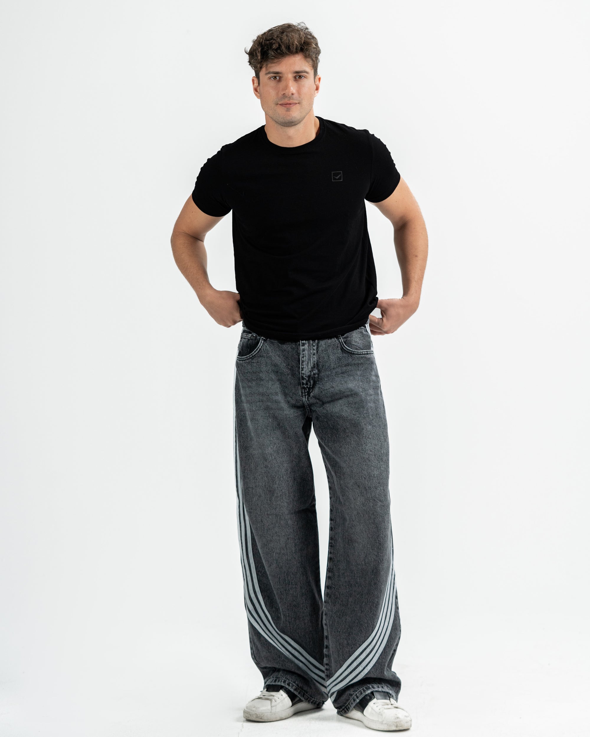 The Arc Denim In Ash Grey