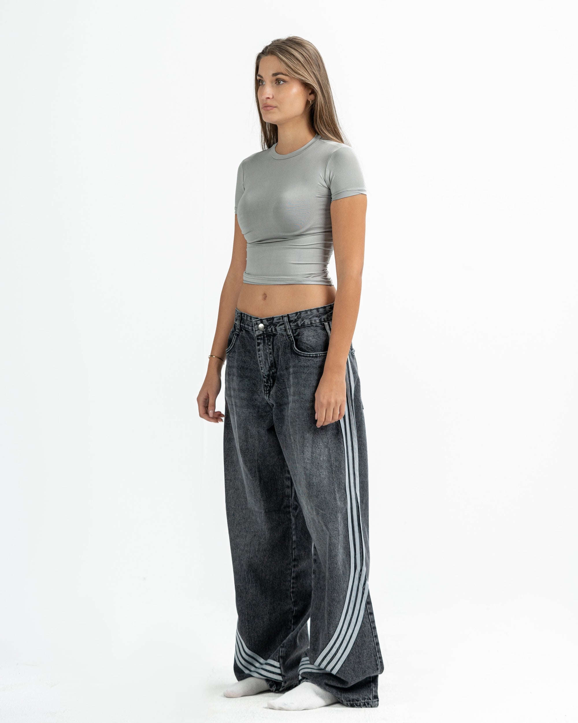 The Arc Denim In Ash Grey