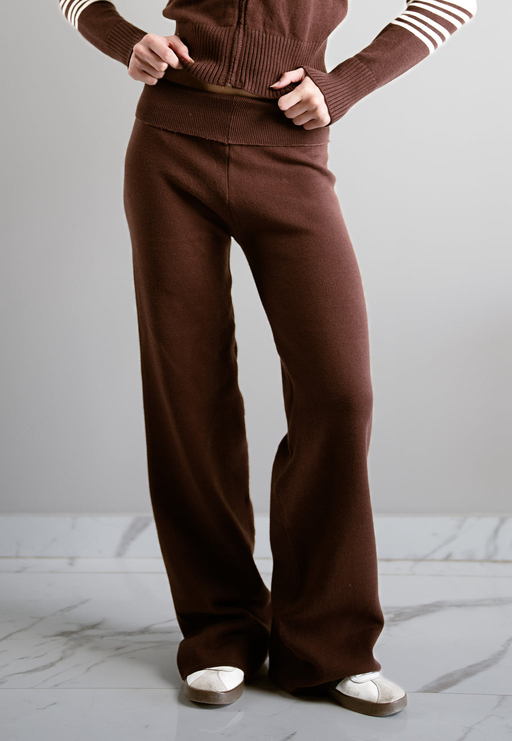 Toasted Knit fold over pants