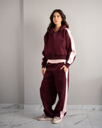 Fluff color block sweats