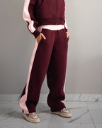 Fluff color block sweats