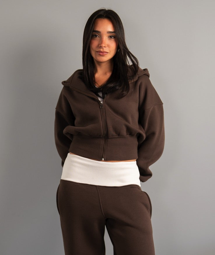 Fluff Cinched Zip up