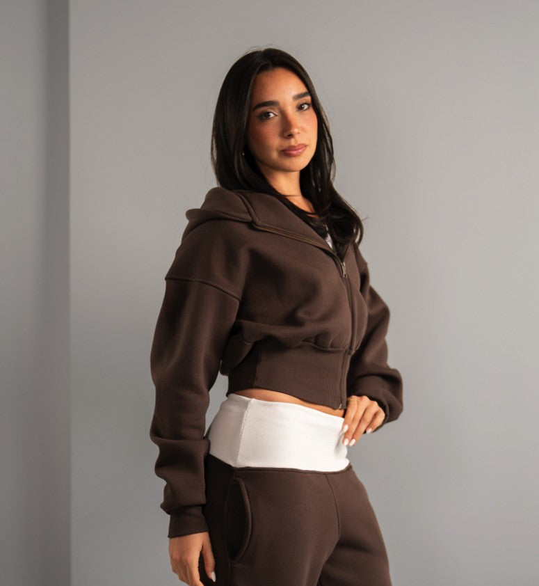 Fluff Cinched Zip up