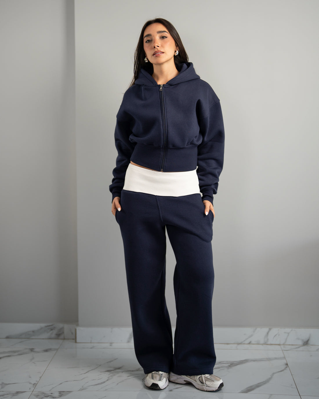 Fluff Cinched Zip up