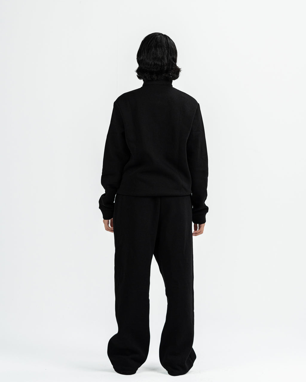 Quarter Zip in Black