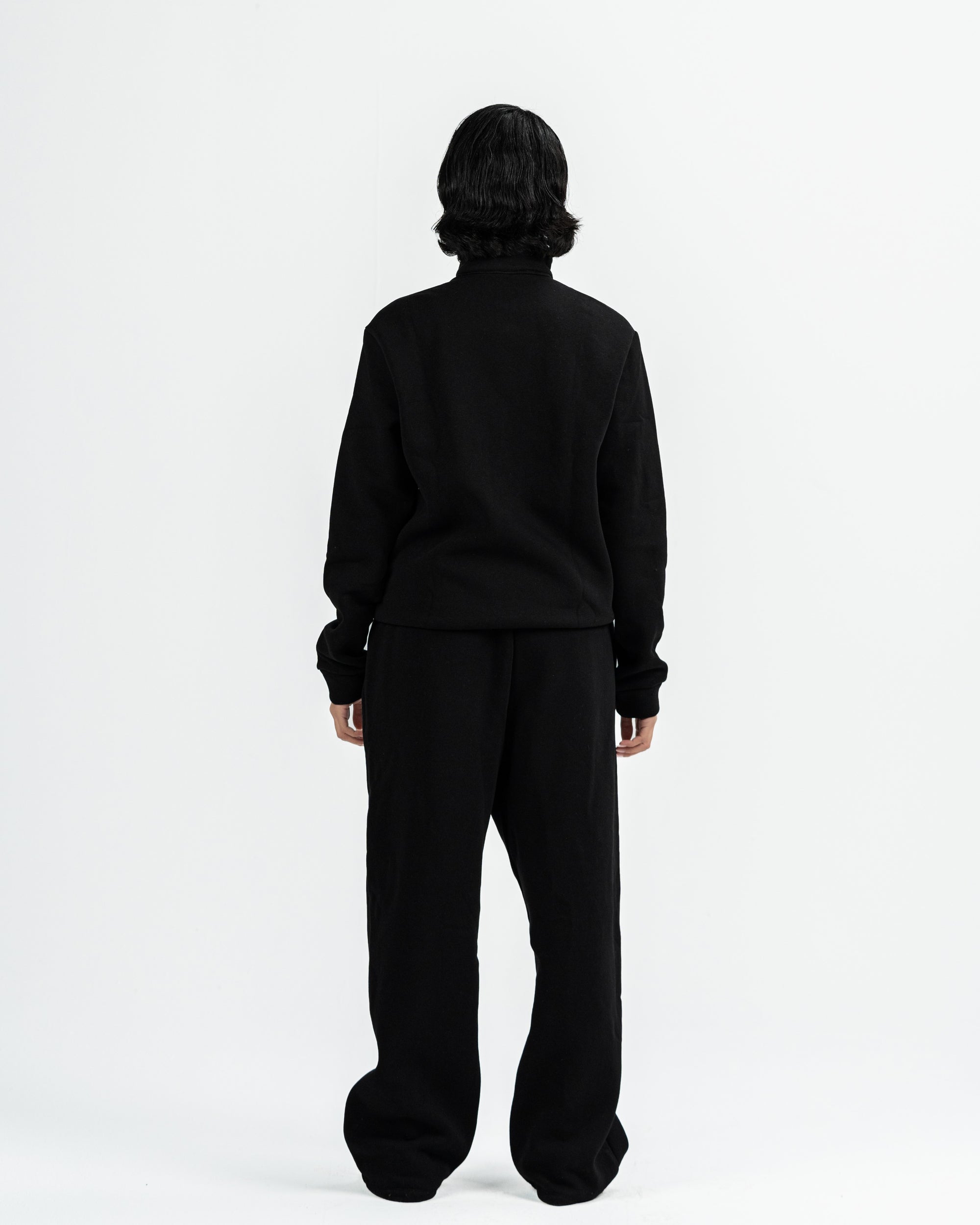 Quarter Zip in Black