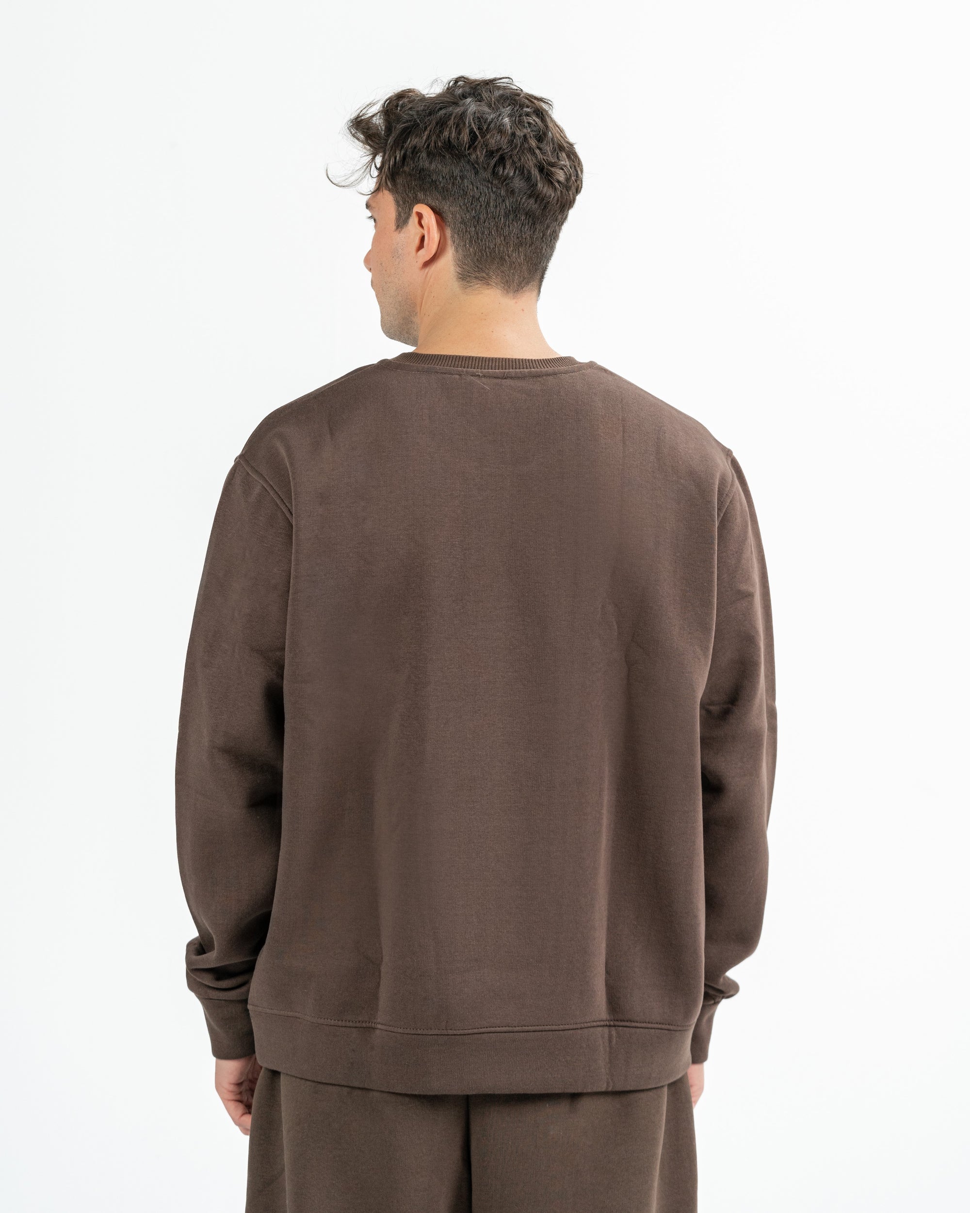 Blank Crewneck in coco brown