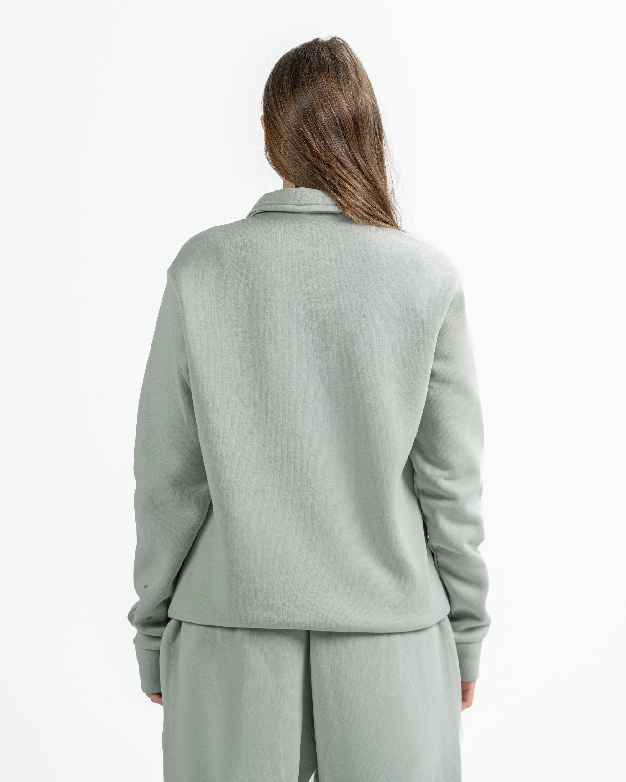 Quarter Zip in light grey