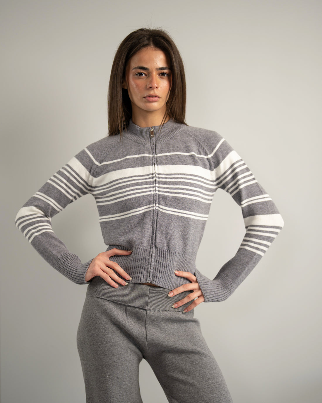 Toasted Striped Knit Jacket