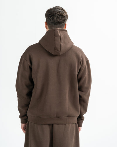 Blank Zip up in coco brown