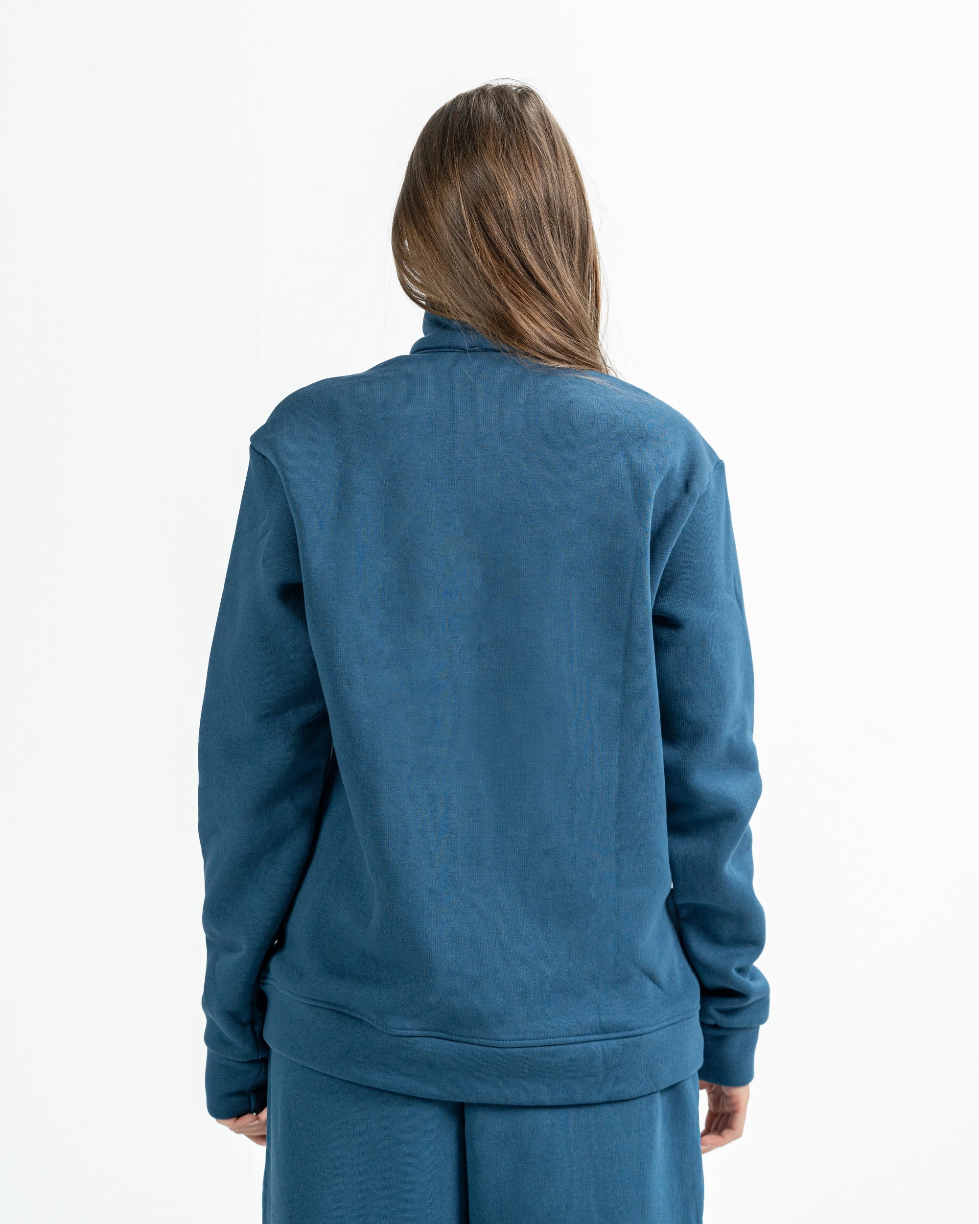 Quarter Zip in Indigo