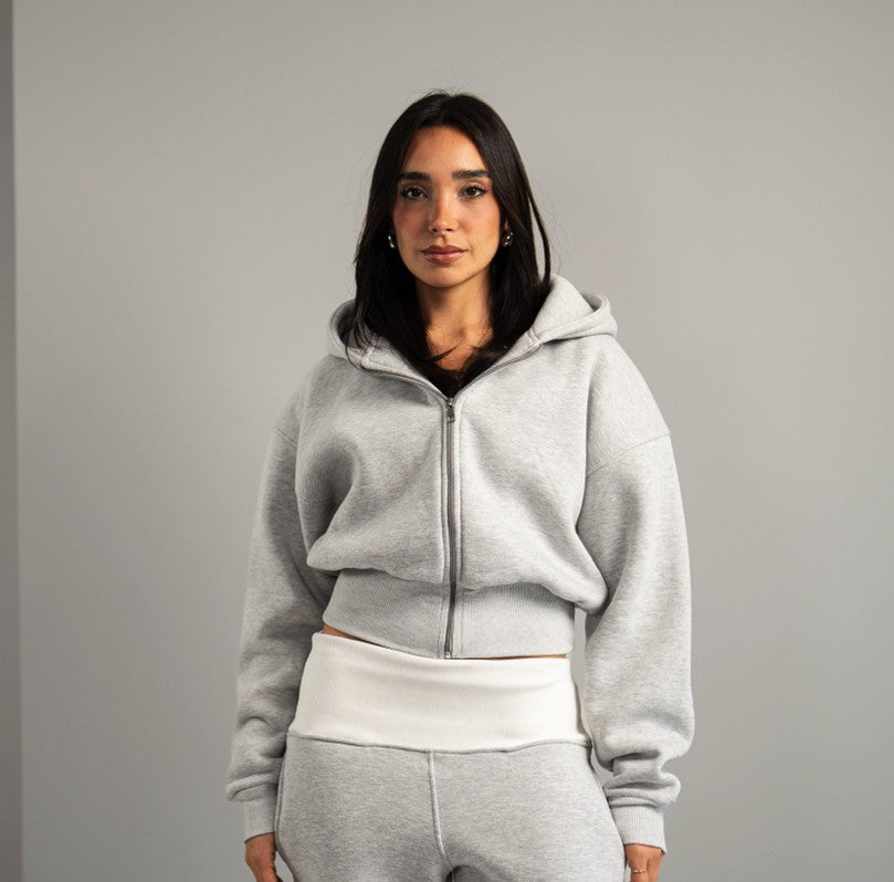 Fluff Cinched Zip up