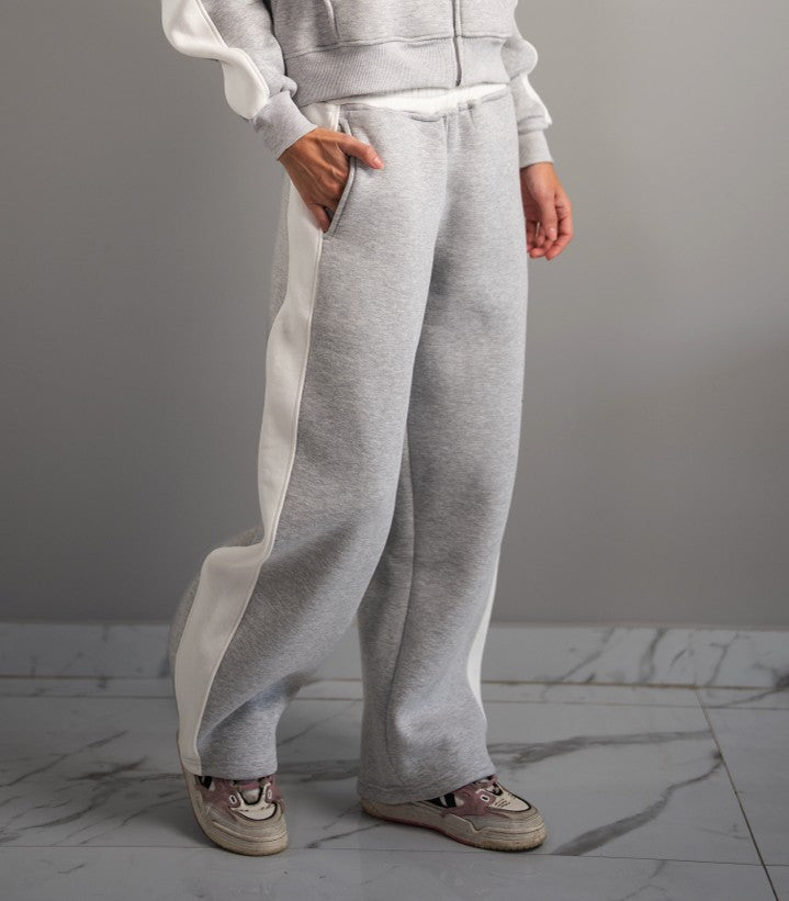 Fluff color block sweats