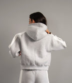 Fluff Color Block Zip up