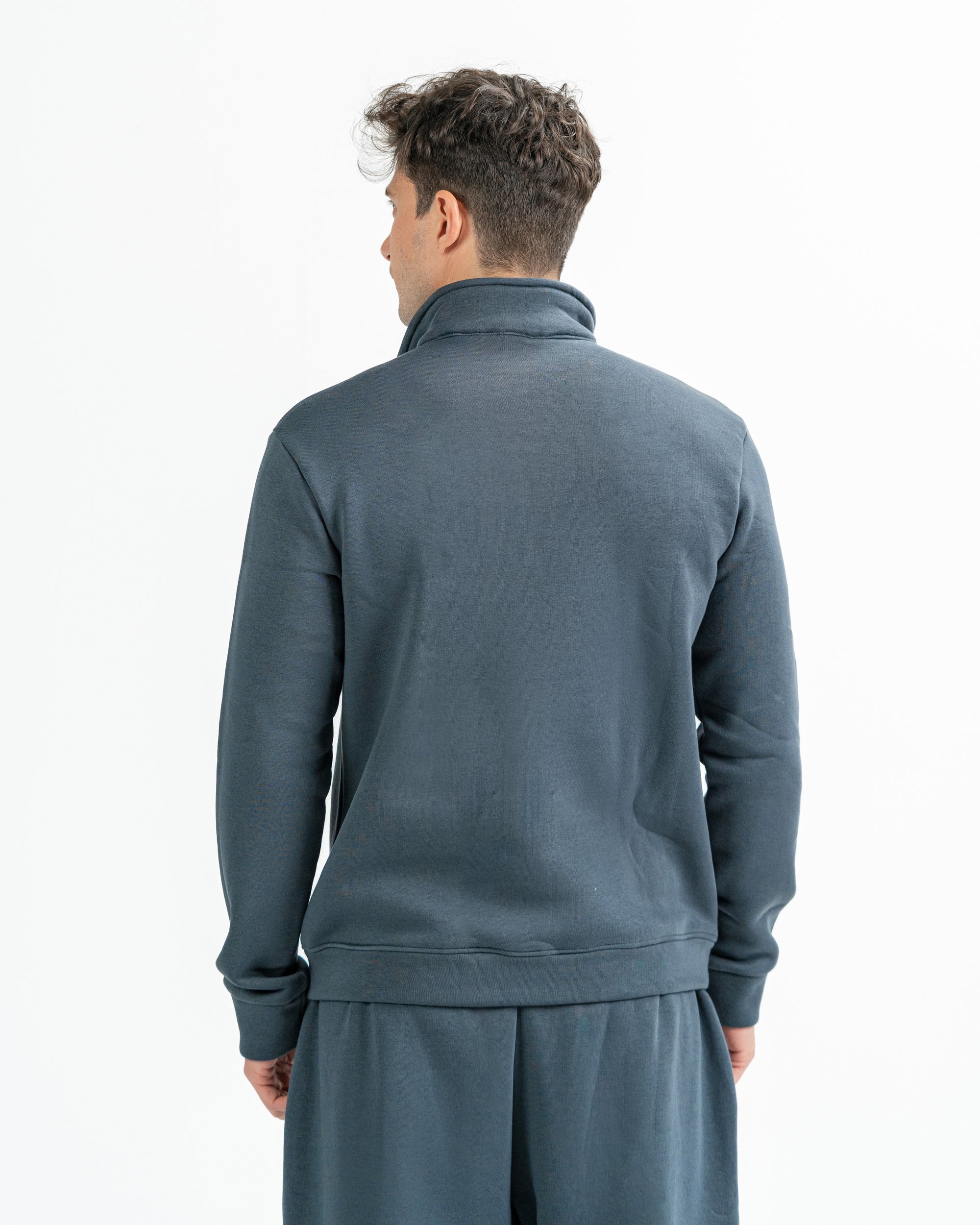 Quarter Zip in Charcoal