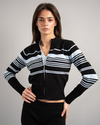 Toasted Striped Knit Jacket
