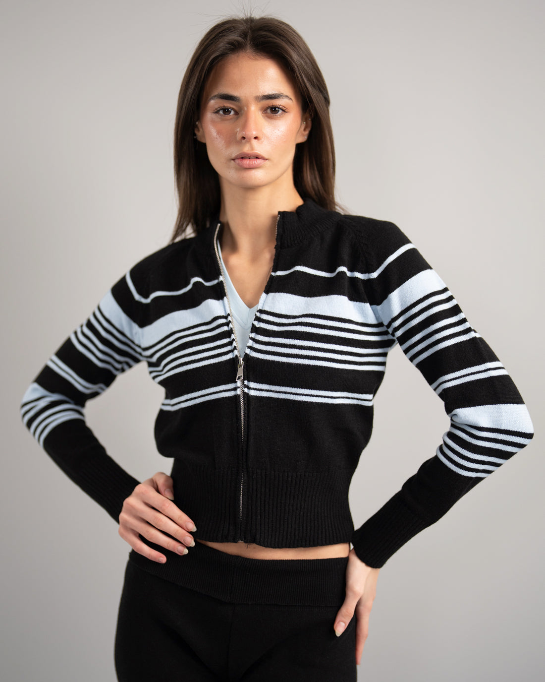 Toasted Striped Knit Jacket