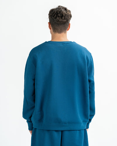 Blank Crewneck in indigo