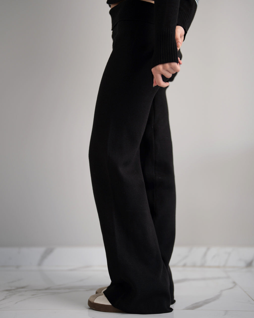 Toasted Knit fold over pants