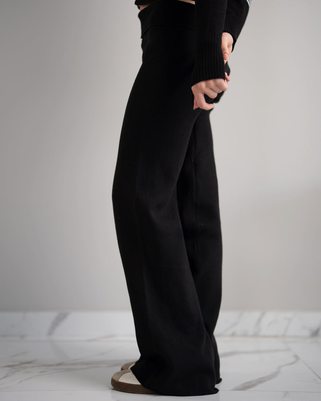 Toasted Knit fold over pants