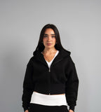 Fluff Cinched Zip up