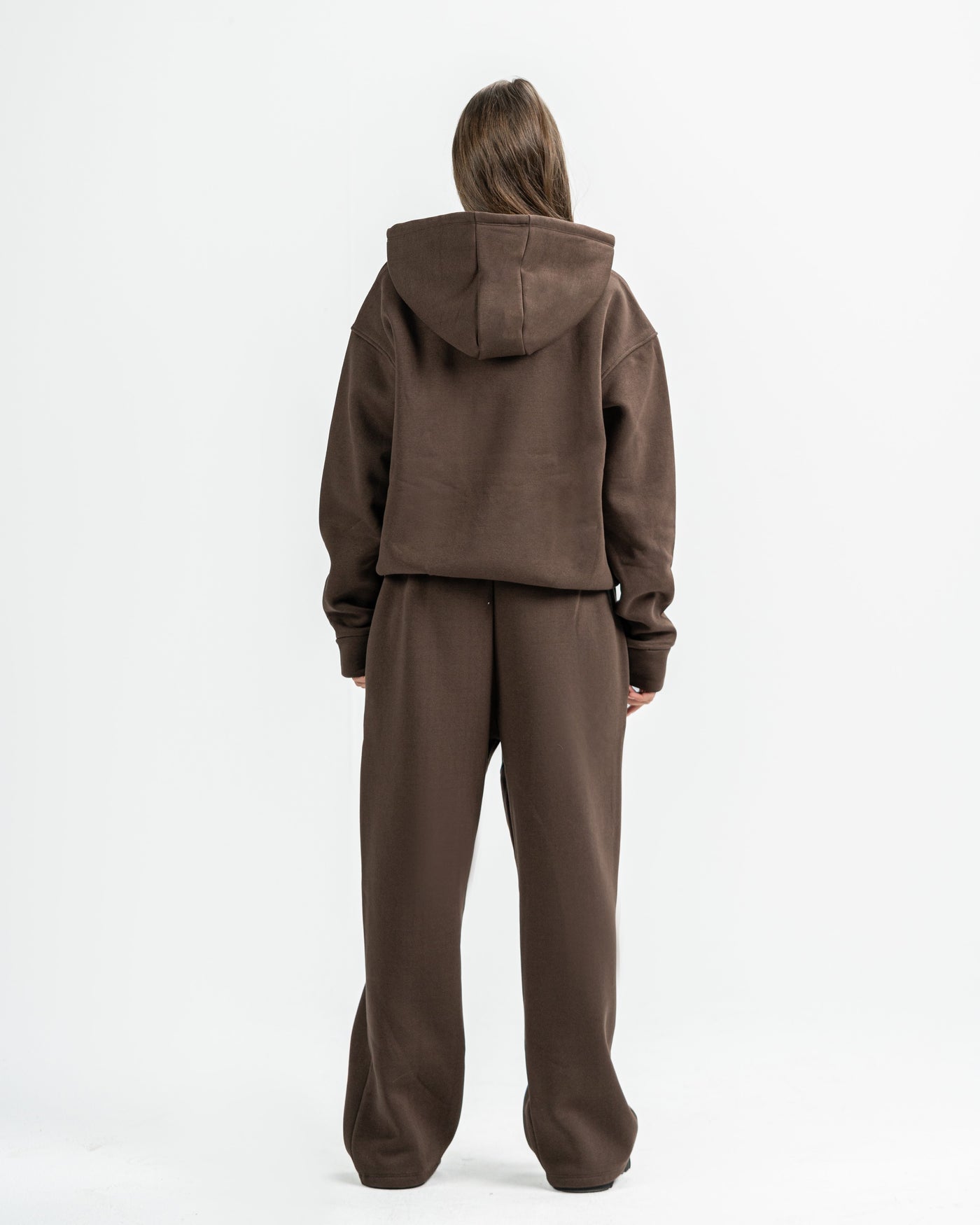 Blank Hoodie in coco brown