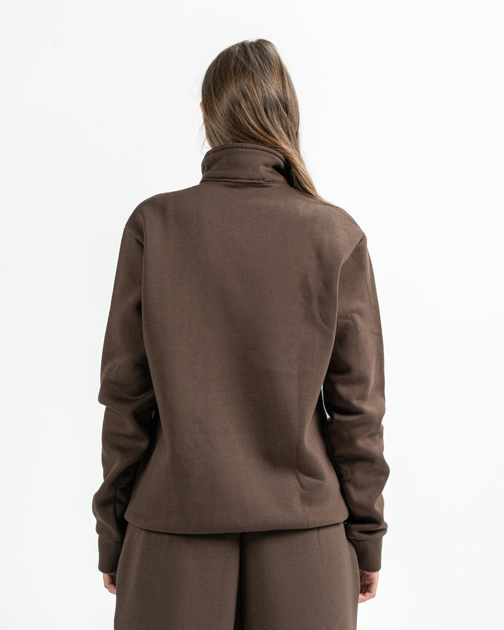 Quarter Zip in Brown