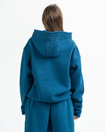 Blank Hoodie in indigo