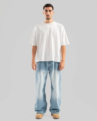 BAGGY DENIM IN ICE BLUE