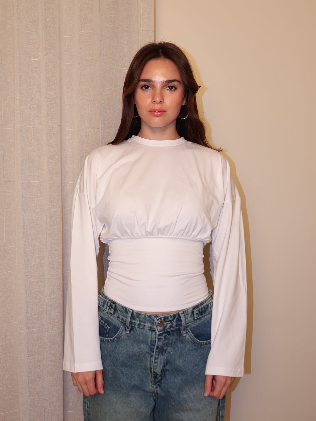 Crewneck Empire Seam Top