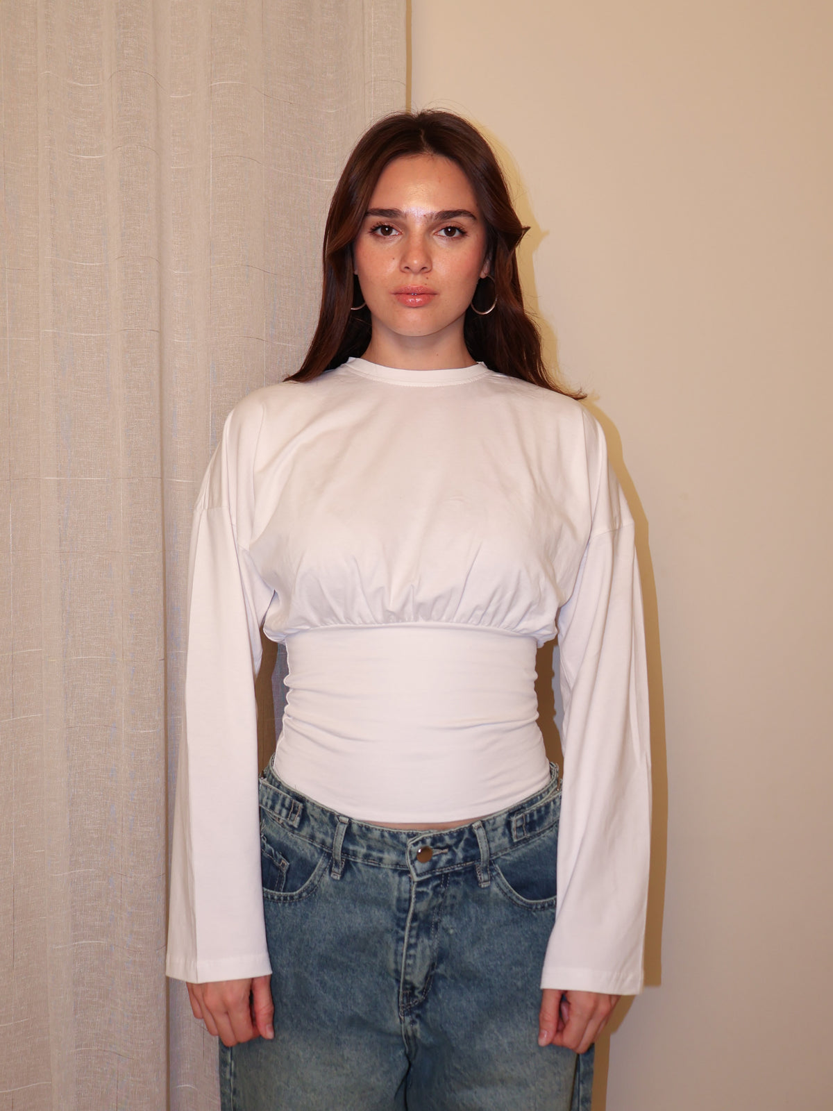 Crewneck Empire Seam Top