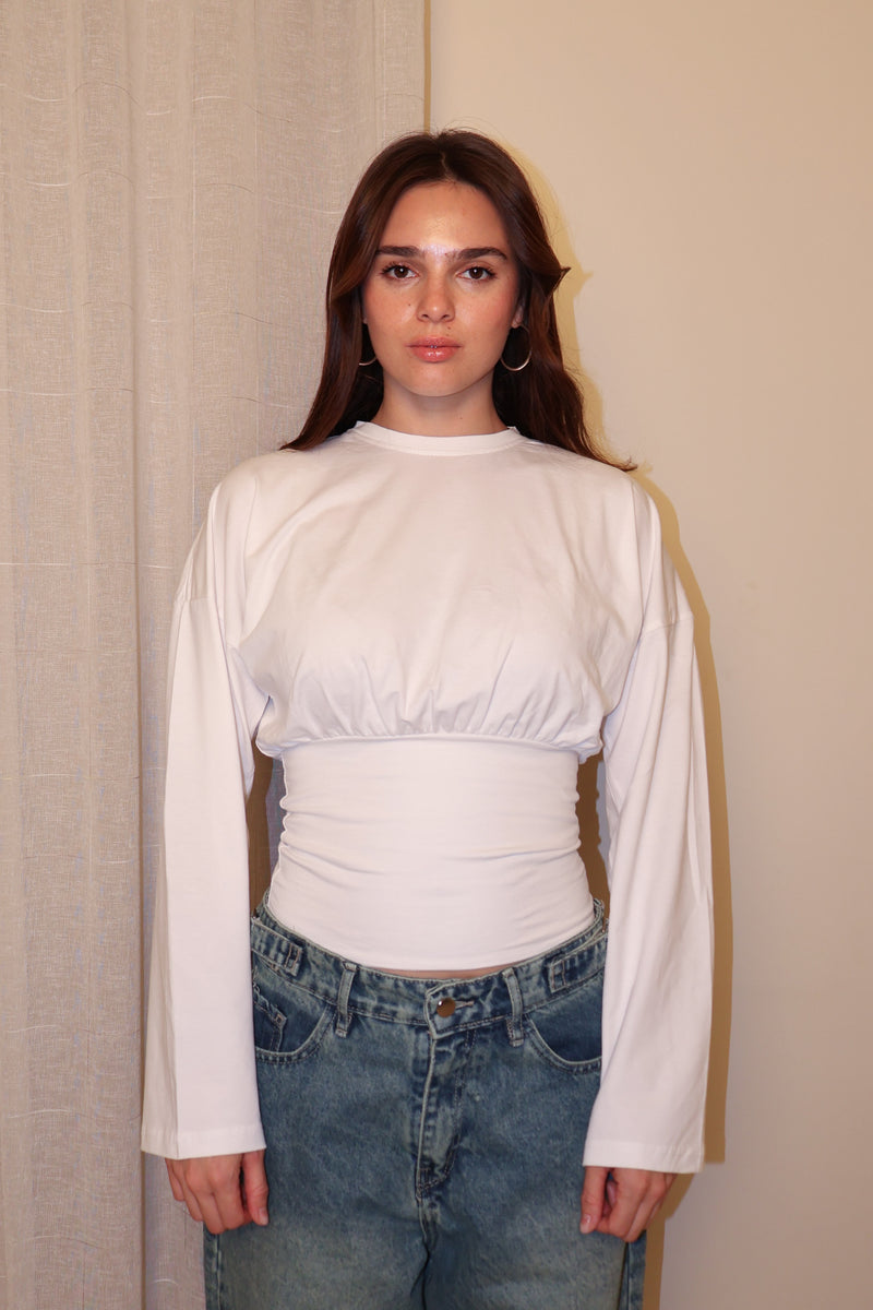 Crewneck Empire Seam Top