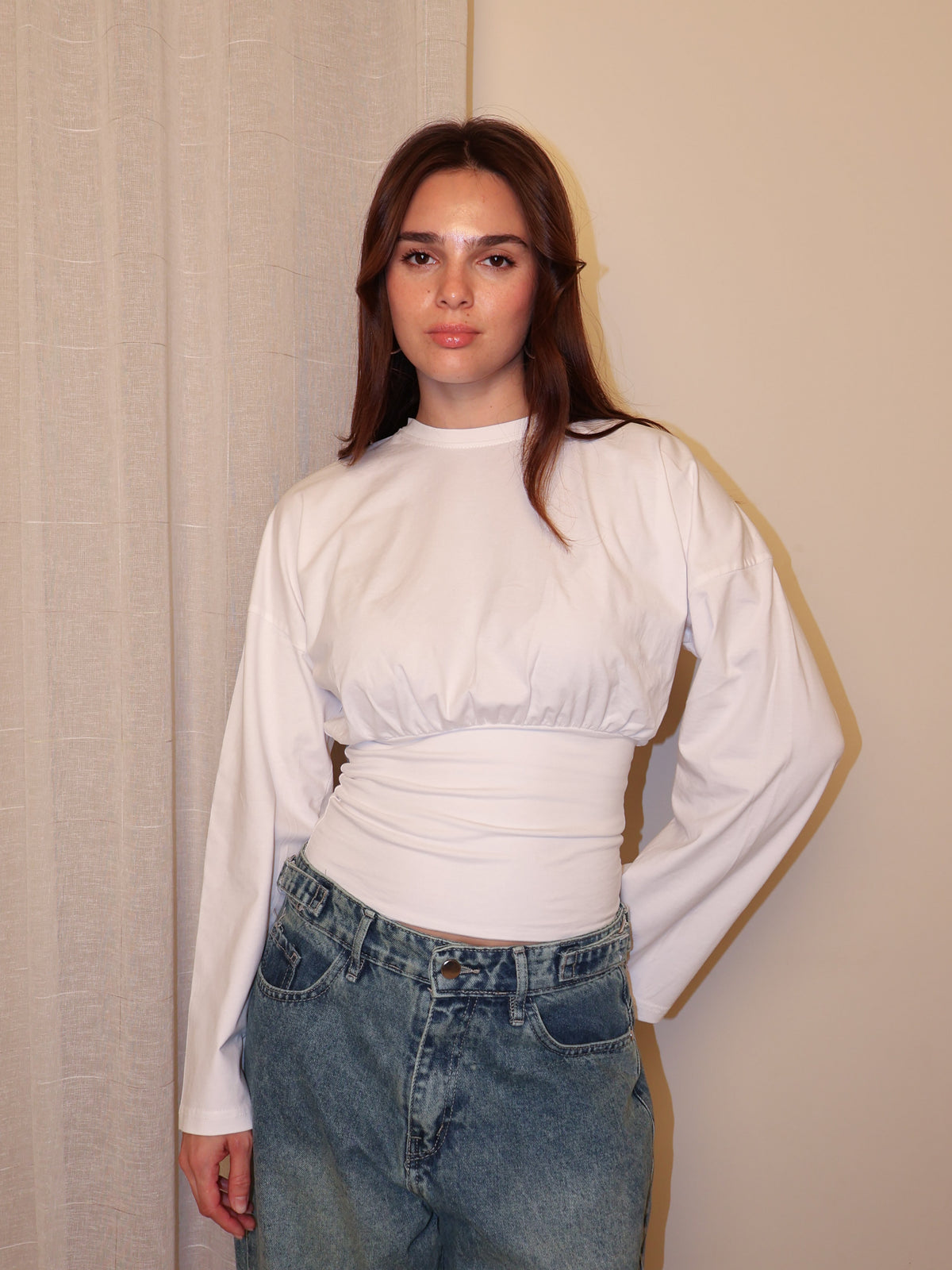 Crewneck Empire Seam Top