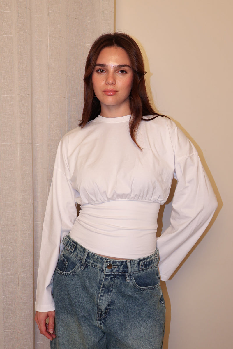 Crewneck Empire Seam Top