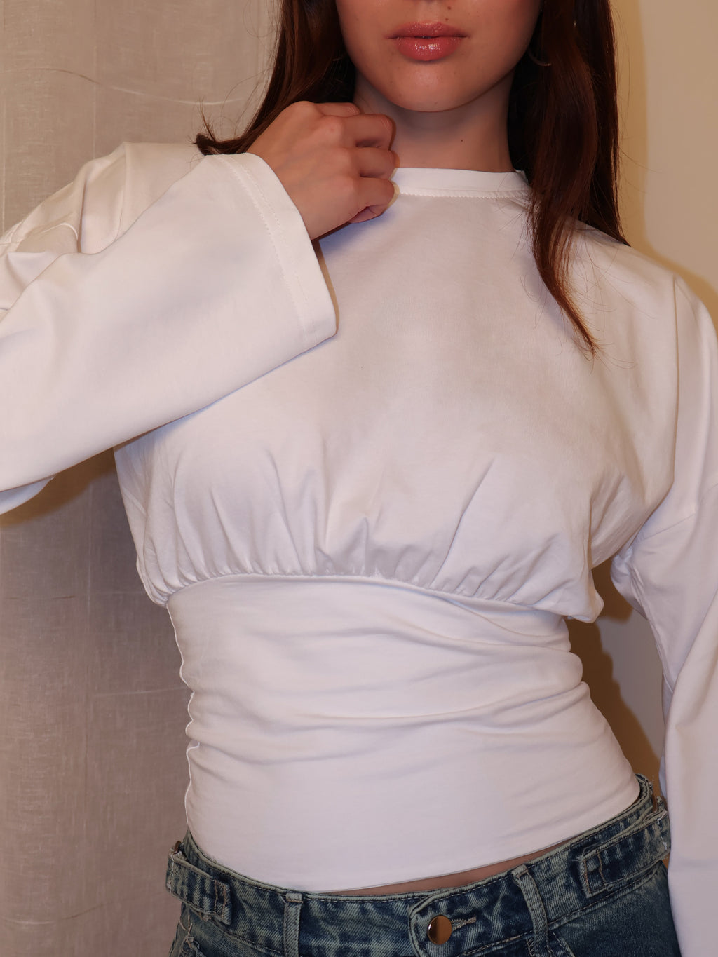 Crewneck Empire Seam Top