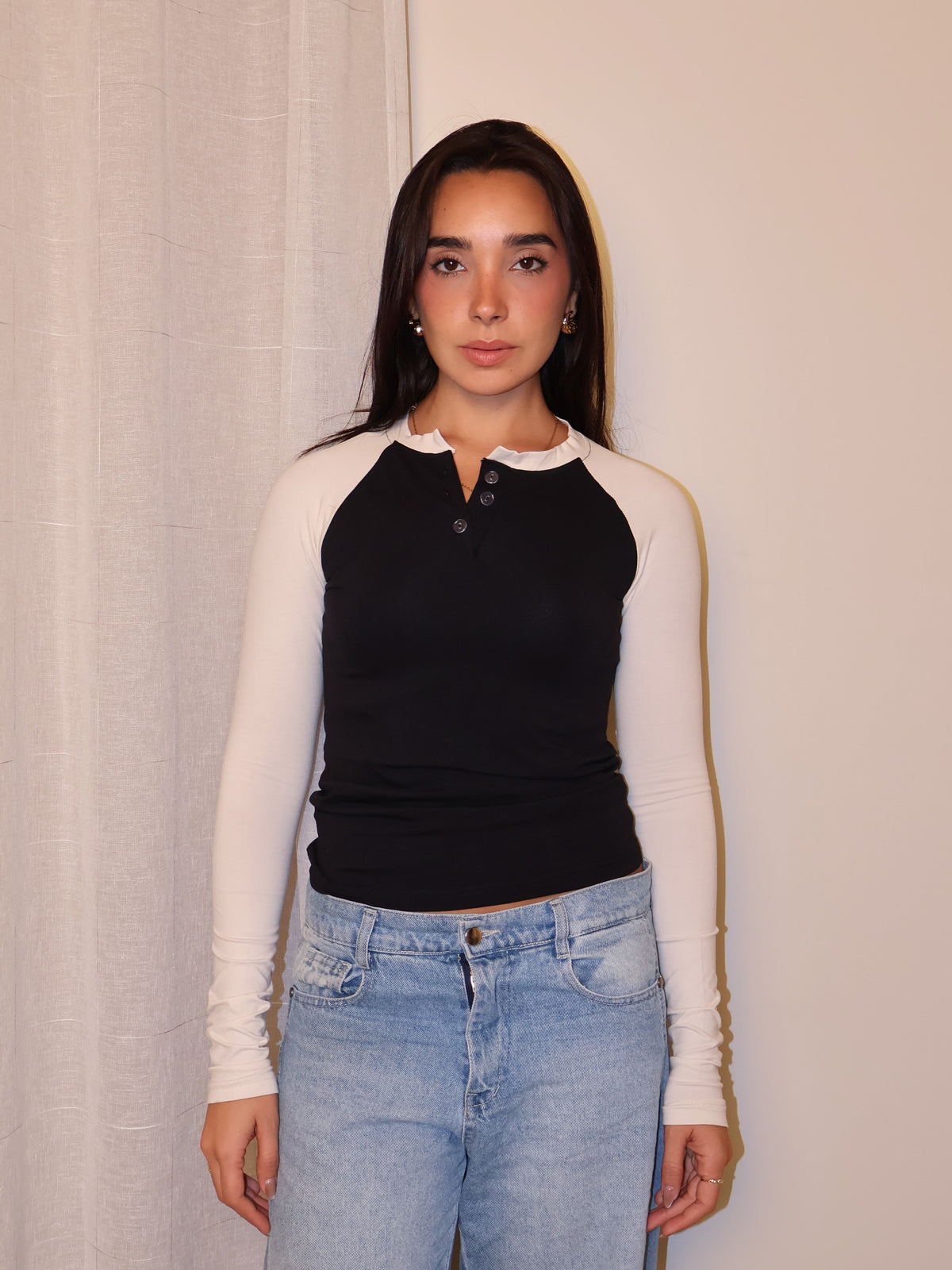 Baseball Henley Tee