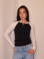 Baseball Henley Tee
