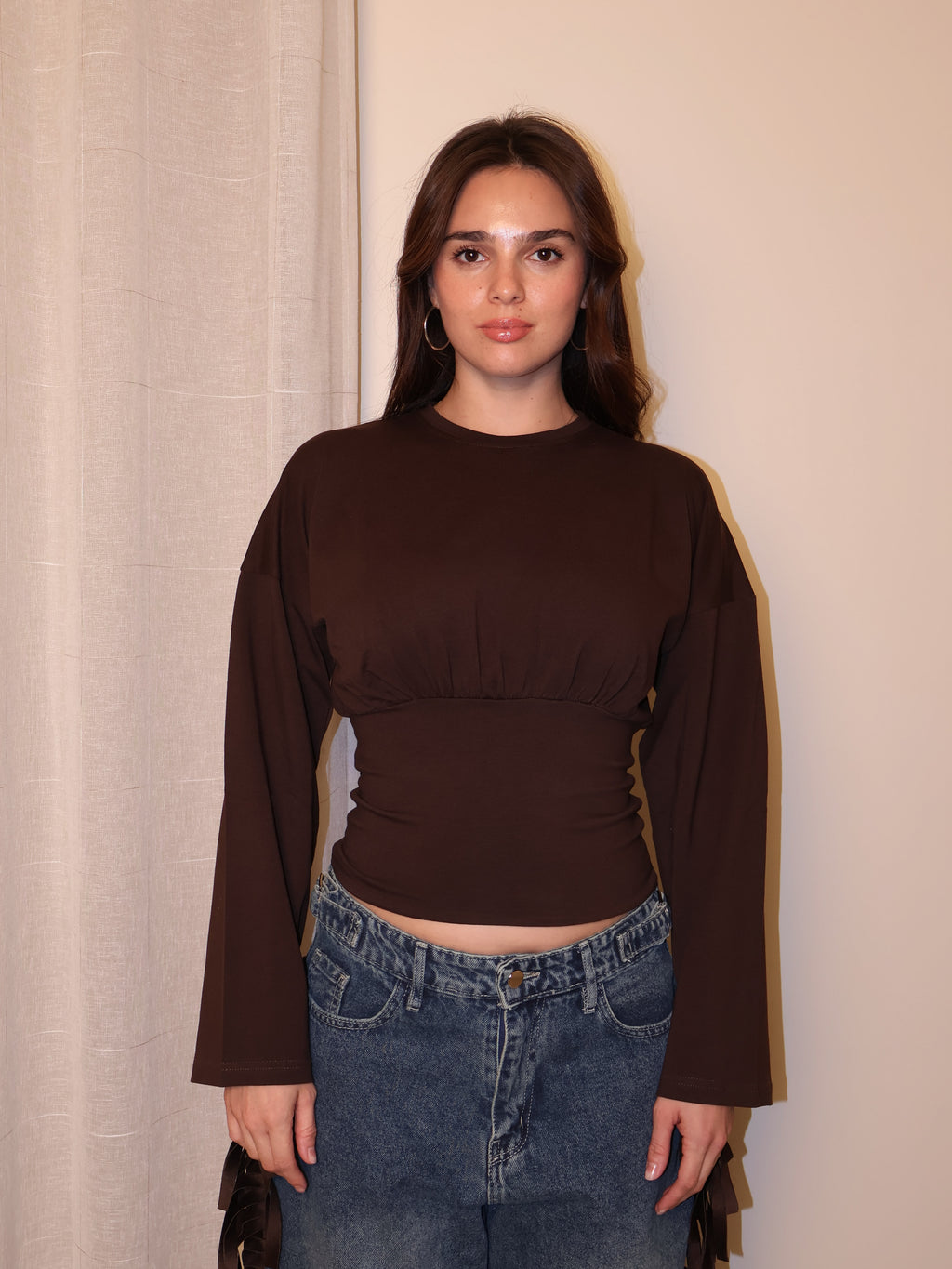 Crewneck Empire Seam Top