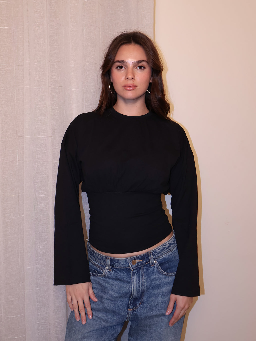 Crewneck Empire Seam Top