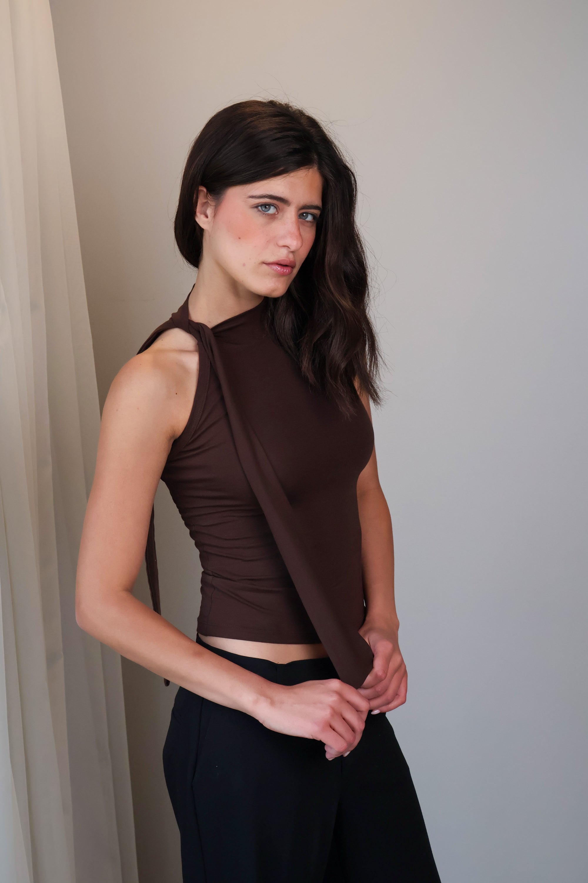 Scarf Halter Top