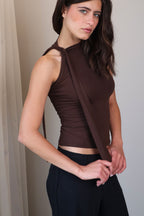 Scarf Halter Top