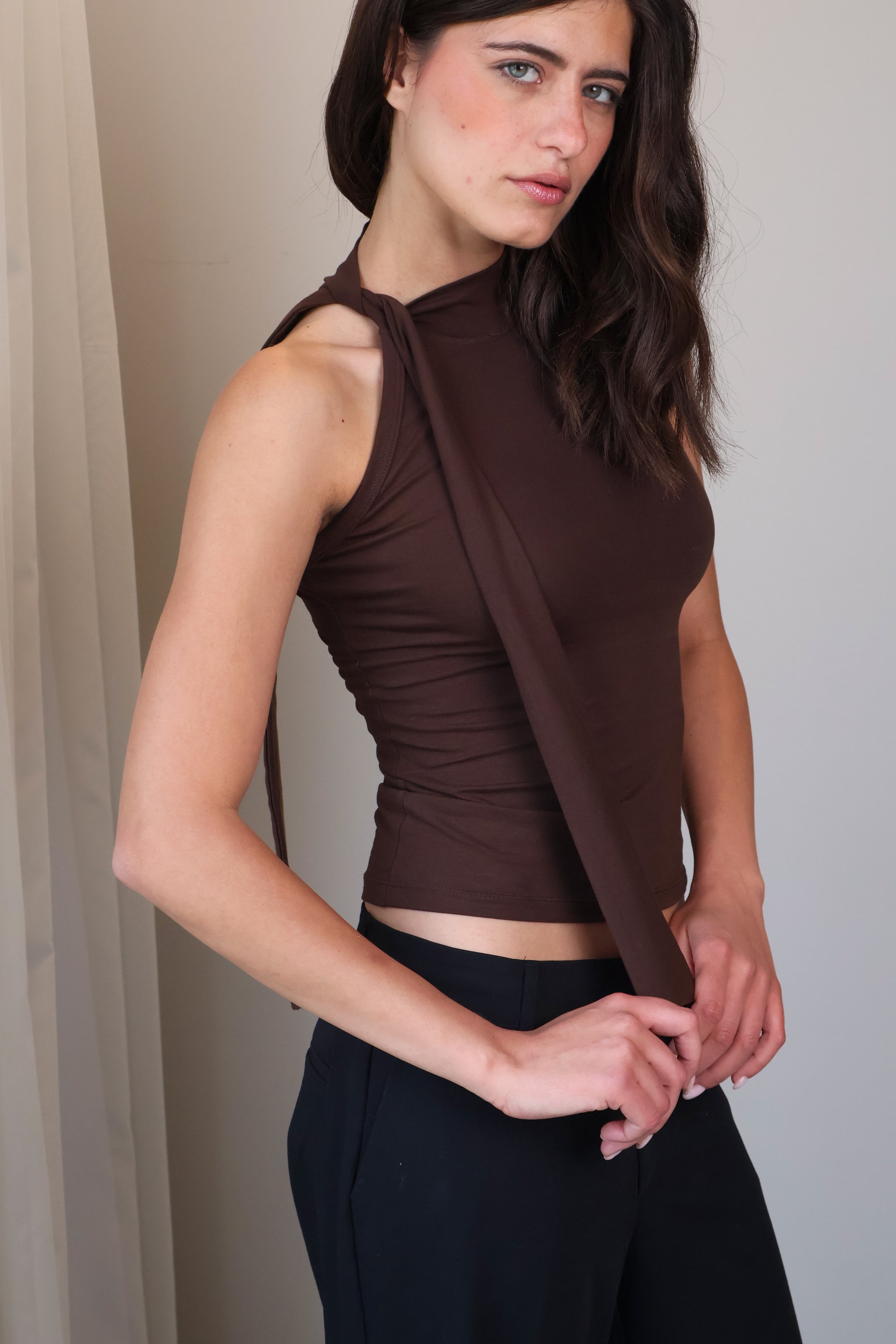 Scarf Halter Top