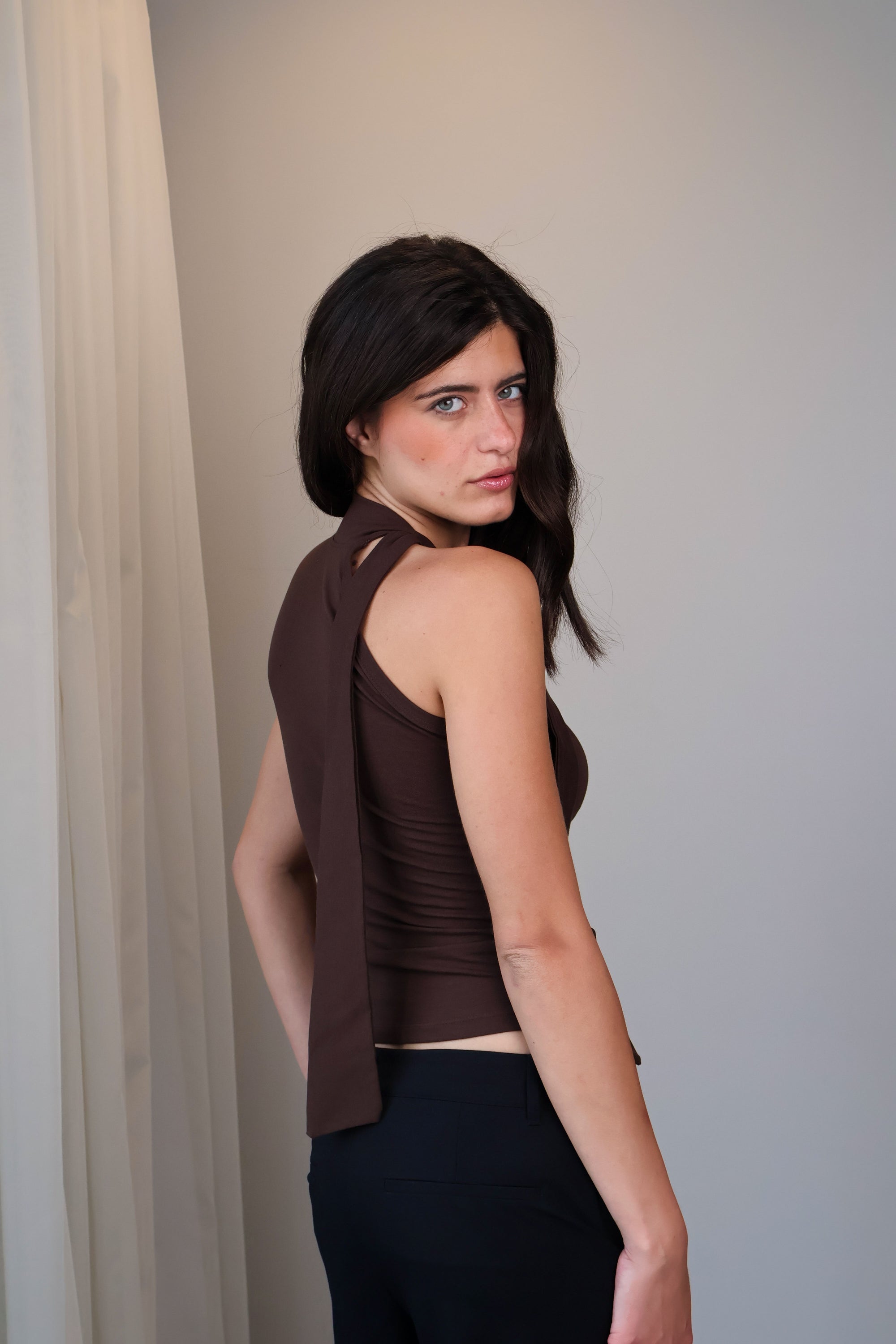 Scarf Halter Top