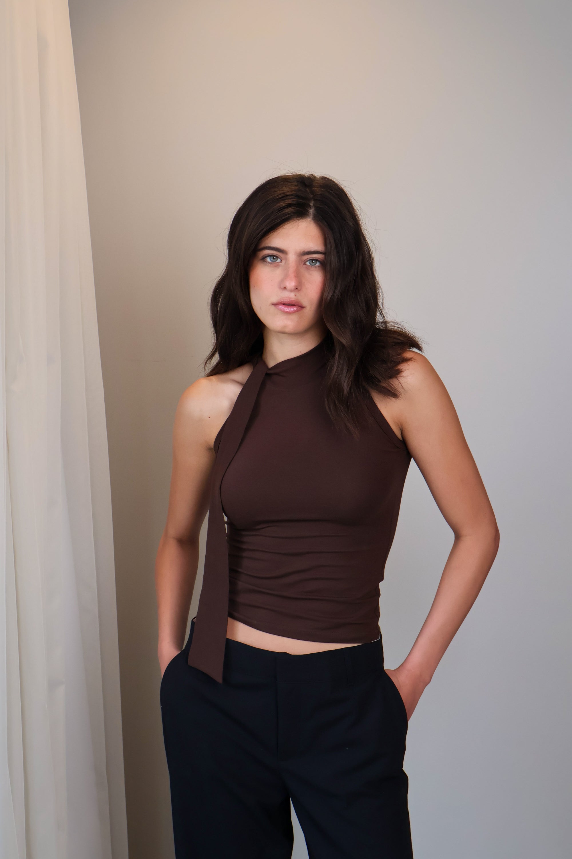 Scarf Halter Top