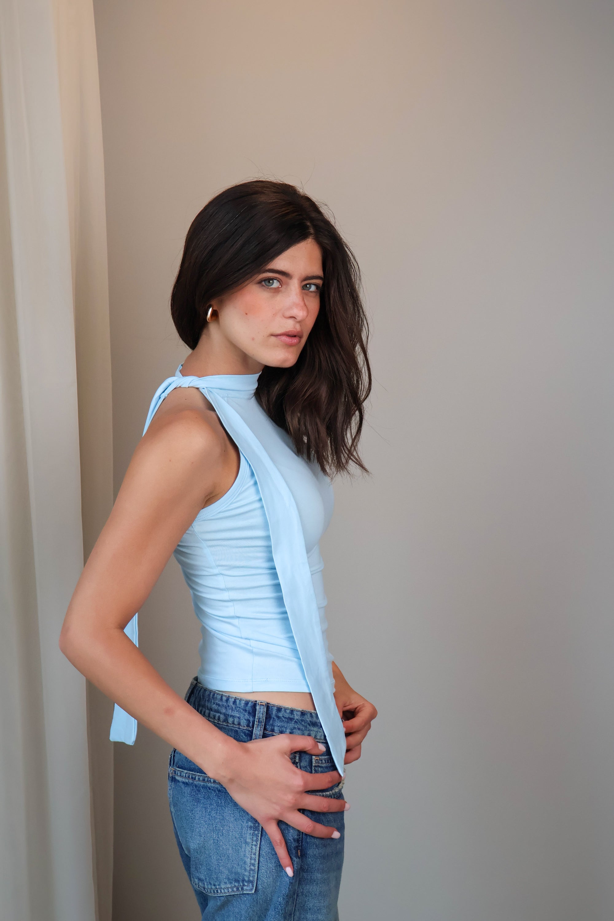 Scarf Halter Top