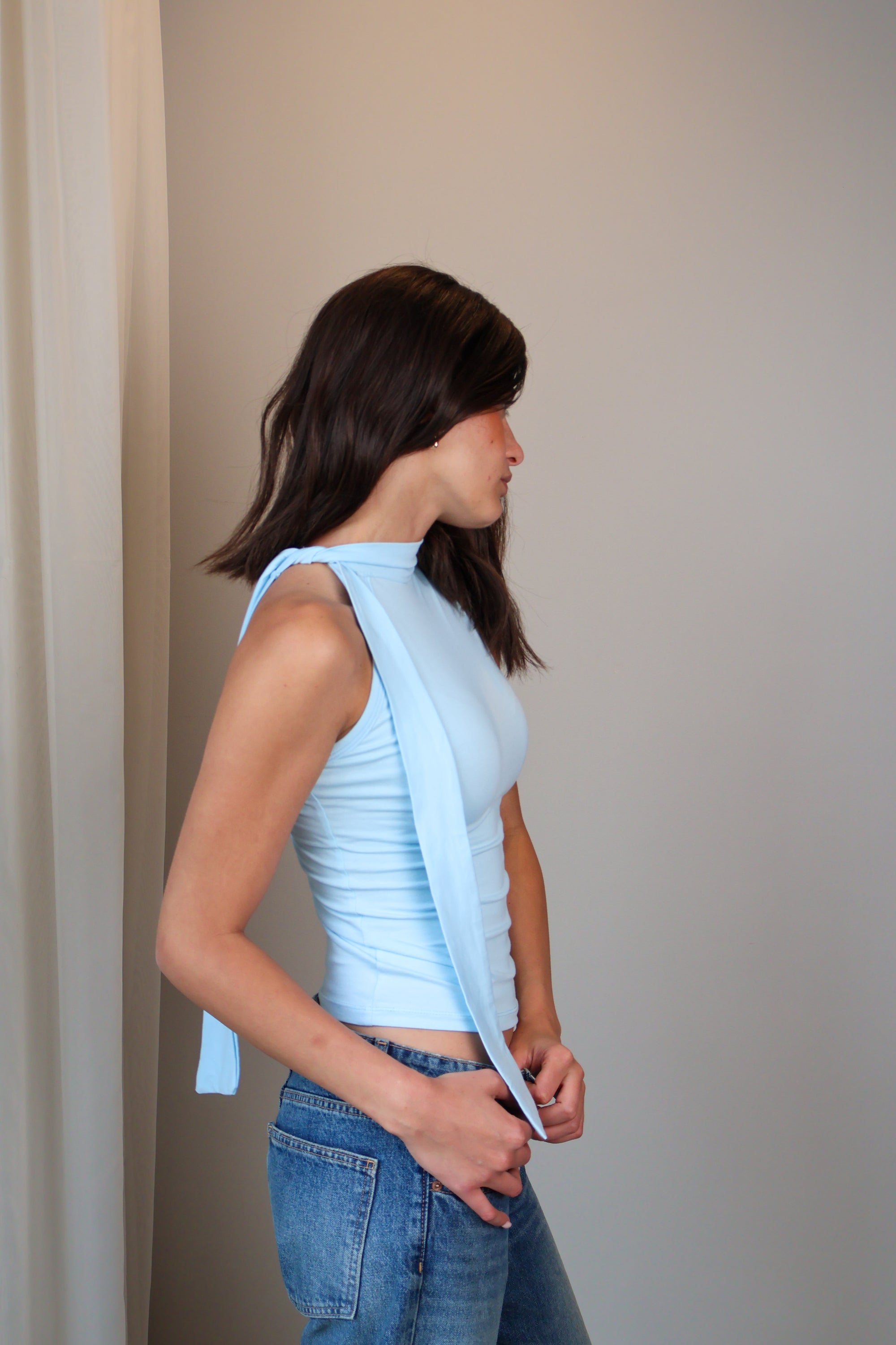 Scarf Halter Top