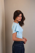 Boatneck Shaping Waist Top