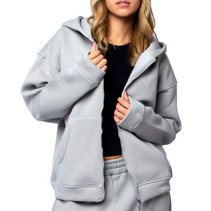 Blank Zip up in light grey