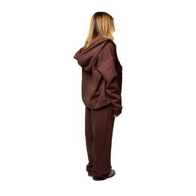 Blank Zip up in coco brown